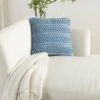 18"x18" Life Styles Woven Striped Square Throw Pillow Ocean Blue - Mina Victory -Mina Victory Shop GUEST 0232d481 8624 4441 8497 f810349a6edf
