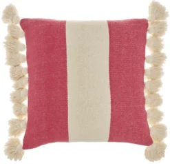 Mina Victory Life Styles Color Block Stripes With Tassel 18"x18" Indoor Throw Pillow 25 Mina Victory Life Styles Color Block Stripes With Tassel 18"x18" Indoor Throw Pillow -Mina Victory Shop GUEST 09caeb14 22c4 4762 9442 1c540742b562