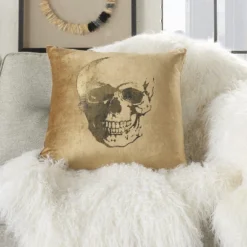 Mina Victory Luminecence Metallic Skull Pillow -Mina Victory Shop GUEST 0e01afcb 1d9c 438e a3e6 04b800b942ea