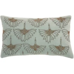 12"x20" Sofia Beaded Flowers Lumbar Throw Pillow - Mina Victory -Mina Victory Shop GUEST 0ecee2b8 8d88 4133 ba58 b37ec8378498