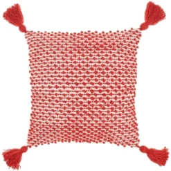 18"x18" Loops Striped Square Throw Pillow With Tassels - Mina Victory -Mina Victory Shop GUEST 0f649cd4 b81b 483e b2b6 f2c40a4bddce