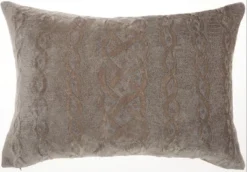 Mina Victory Life Styles Velvet Interlock 14" X 20" Indoor Throw Pillow -Mina Victory Shop GUEST 169dc58c 9c33 4037 882f b083cf5bb799