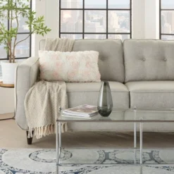 Oversized Chiffon Roses Faux Fur Throw Pillow Ivory - Mina Victory -Mina Victory Shop GUEST 1f216f5d 3d01 4c1e b417 a465f44f9d55