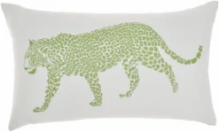 Mina Victory Outdoor Raised Print Leopard Lumbar Throw Pillow -Mina Victory Shop GUEST 20493a45 5731 4a68 bd9b 89539590ef27
