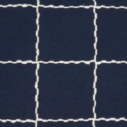 20"x20" Woven Check With Tassel Throw Pillow Navy - Mina Victory -Mina Victory Shop GUEST 2140e97e ecc7 4a27 8ce0 f88aa6a3e594
