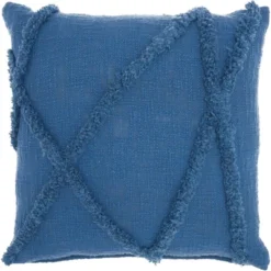 18"x18" Distressed Diamond Square Throw Pillow - Nourison -Mina Victory Shop GUEST 21c2056a 8010 4ec6 a9c2 39b14110f395