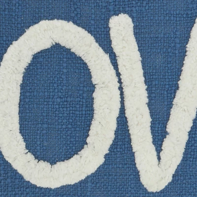 12"x21" Oversize Life Styles 'Love' Tufted Lumbar Throw Pillow - Mina Victory 7 12"x21" Oversize Life Styles 'Love' Tufted Lumbar Throw Pillow - Mina Victory - Image 5