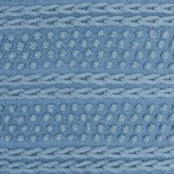 18"x18" Life Styles Woven Striped Square Throw Pillow Ocean Blue - Mina Victory -Mina Victory Shop GUEST 2ee4f3c4 074a 4e4e ae98 e07441caff63