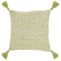 18"x18" Loops Striped Square Throw Pillow With Tassels - Mina Victory -Mina Victory Shop GUEST 3d783be1 a318 421c 8135 5d307464e6f2