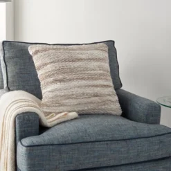 Life Styles Woven Ribbon Loops Square Throw Pillow - Mina Victory -Mina Victory Shop GUEST 3de6eae8 4385 43f1 b028 da24560667d9