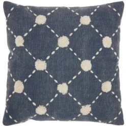 20"x20" Oversize Diamond Embroidered Dots Square Throw Pillow - Mina Victory -Mina Victory Shop GUEST 3df12604 38cf 4103 9944 616b36a614b4