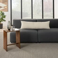 12"x40" Oversized Life Styles Woven Cotton Grid Indoor Lumbar Throw Pillow Beige - Mina Victory -Mina Victory Shop GUEST 3e6ef895 5de9 44b1 ade5 5214486b2069