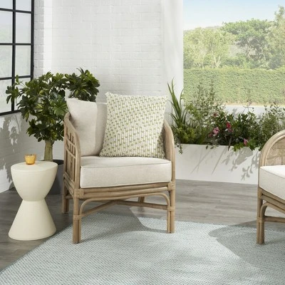 Mina Victory Loop Dots Indoor Outdoor Throw Pillow 6 Mina Victory Loop Dots Indoor Outdoor Throw Pillow - Image 4