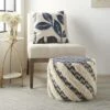 Mina Victory Life Styles Trendy Woven Indoor Pouf 1 Mina Victory Life Styles Trendy Woven Indoor Pouf -Mina Victory Shop GUEST 418f324a e4e8 48ac 9663 a6364b57b6c0