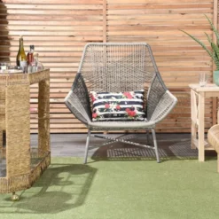 Reversible Indoor/Outdoor Rose And Zebra Print Throw Pillow Black/White - Mina Victory -Mina Victory Shop GUEST 446d0460 c58e 440a affe 50ee23fde3c7