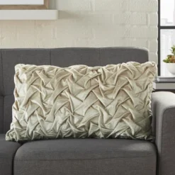 Mina Victory Life Styles Velvet Pleated Waves Throw Pillow -Mina Victory Shop GUEST 454074f5 3cc0 4108 b621 4c7dbae6f3da