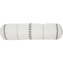 6"x20" Oversize Life Styles Braided Striped Cylinder Throw Pillow - Mina Victory 17 6"x20" Oversize Life Styles Braided Striped Cylinder Throw Pillow - Mina Victory -Mina Victory Shop GUEST 4595328f 214c 4c12 b5d2 a5a8d87248e7