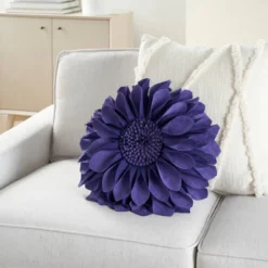 14" Sofia Flower Round Throw Pillow - Mina Victory -Mina Victory Shop GUEST 46e23511 94f2 4dc2 889b 07c10eabd5c9