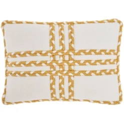 14"x20" Oversize Criss Cross Braids Lumbar Throw Pillow - Mina Victory -Mina Victory Shop GUEST 47e89253 7b4f 4270 82bb 0fe9d679e4dc