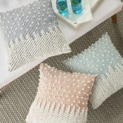 Mina Victory Textured Gradual Dots Outdoor Throw Pillow -Mina Victory Shop GUEST 4bbbb9fa 4c34 47cb 990d 90cddf8a1ade