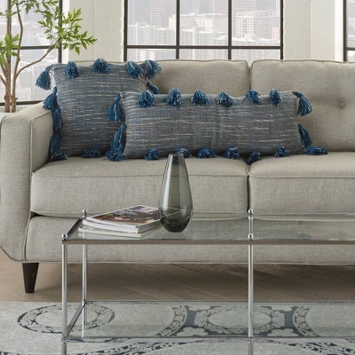 Life Styles Woven With Tassels Throw Pillow - Mina Victory 7 Life Styles Woven With Tassels Throw Pillow - Mina Victory - Image 5