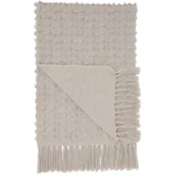 50"x60" Life Styles Cut Fray Texture Throw Blanket - Mina Victory -Mina Victory Shop GUEST 4fbc5f5b 9603 474d be88 419215fb07ed