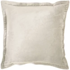 20"x20" Oversize Sofia Solid Velvet Flange Square Throw Pillow - Mina Victory -Mina Victory Shop GUEST 51ca2223 3804 43b2 b17c 0557ac44cbed