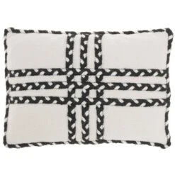14"x20" Oversize Criss Cross Braids Lumbar Throw Pillow - Mina Victory -Mina Victory Shop GUEST 5a0ed4d4 a7b1 4436 ac44 61d3710bdcdd