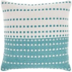 18"x18" Woven And Stitched Square Throw Pillow - Mina Victory -Mina Victory Shop GUEST 5b7bb43a 40aa 4f69 b66e a7c3af538390