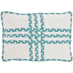 14"x20" Oversize Criss Cross Braids Lumbar Throw Pillow - Mina Victory -Mina Victory Shop GUEST 5b7f8b9b 50be 449b be8e be1074a28dc5