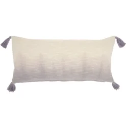 14"x30" Life Styles Ombre Lumbar Throw Pillow With Tassels - Mina Victory -Mina Victory Shop GUEST 613c1992 4617 403e 9415 eead3f18d8bb