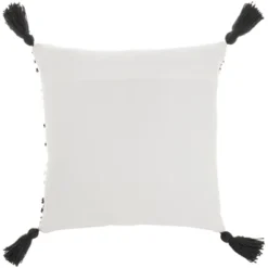 18"x18" Woven Loops Striped Square Throw Pillow With Tassels - Mina Victory -Mina Victory Shop GUEST 6400e413 322b 4031 a4e8 25776306db73