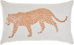 Mina Victory Outdoor Raised Print Leopard Lumbar Throw Pillow -Mina Victory Shop GUEST 64180f5e 555e 40ff b68c 8656228afa1b