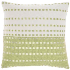 18"x18" Woven And Stitched Square Throw Pillow - Mina Victory -Mina Victory Shop GUEST 646a9498 98a8 4d8a a10a 2ce5dba197c7