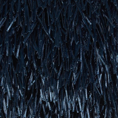 20"x20" Shag Metallic Ribbon Throw Pillow - Mina Victory 4 20"x20" Shag Metallic Ribbon Throw Pillow - Mina Victory - Image 2