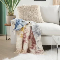 50"x60" Life Styles Hand Stitched Tie-dye Throw Blanket - Mina Victory -Mina Victory Shop GUEST 685cacea 14ce 443f 8dc3 9b4ca27fea64