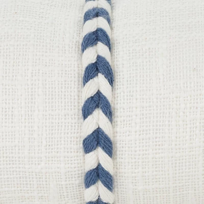 6"x20" Oversize Life Styles Braided Striped Cylinder Throw Pillow - Mina Victory 7 6"x20" Oversize Life Styles Braided Striped Cylinder Throw Pillow - Mina Victory - Image 5