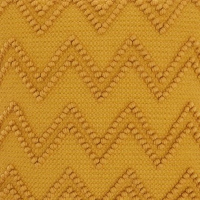 18"x18" Life Styles Chevron Loops Square Throw Pillow Yellow - Mina Victory 6 18"x18" Life Styles Chevron Loops Square Throw Pillow Yellow - Mina Victory - Image 4