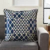 Life Styles Printed Triangle Patch Oversize Square Throw Pillow Indigo - Mina Victory 2 Life Styles Printed Triangle Patch Oversize Square Throw Pillow Indigo - Mina Victory -Mina Victory Shop GUEST 7e183376 d311 4bae 8fe7 cfecaf9a1b20