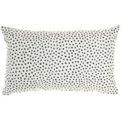 14"x24" Oversized Reversible Indoor/Outdoor Leopard Print Lumbar Throw Pillow - Mina Victory