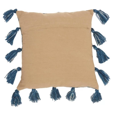 Life Styles Woven With Tassels Throw Pillow - Mina Victory 4 Life Styles Woven With Tassels Throw Pillow - Mina Victory - Image 2