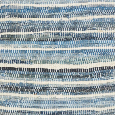 Life Styles Woven Throw Pillow Denim - Mina Victory 4 Life Styles Woven Throw Pillow Denim - Mina Victory - Image 2