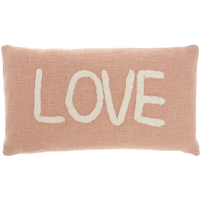 12"x21" Oversize Life Styles 'Love' Tufted Lumbar Throw Pillow - Mina Victory 9 12"x21" Oversize Life Styles 'Love' Tufted Lumbar Throw Pillow - Mina Victory - Image 7