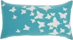 Mina Victory Outdoor Pillows L0204 Turquoise -Mina Victory Shop GUEST 8b537040 379f 487c 84e4 12f33b1d8d01