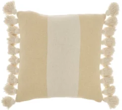Mina Victory Life Styles Color Block Stripes With Tassel 18"x18" Indoor Throw Pillow 26 Mina Victory Life Styles Color Block Stripes With Tassel 18"x18" Indoor Throw Pillow -Mina Victory Shop GUEST 93a1da87 ec6b 4e7f 8b25 f911a9172300