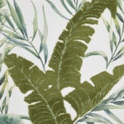 18"x18" Life Styles Towel Embroidered Palm Leave Square Throw Pillow Green - Mina Victory -Mina Victory Shop GUEST 9899a345 4802 4319 83fe f181c2bd9660