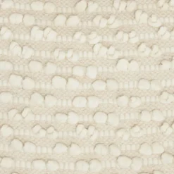 Mina Victory Life Styles Loop Stripe Center Natural Throw Pillow - Off-White 18"X18" -Mina Victory Shop GUEST 9b31fc5e f140 4394 a5d1 e0da790b1a61