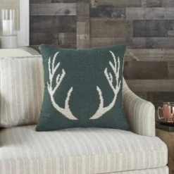 Mina Victory Life Styles Woven Antlers Indoor Throw Pillow -Mina Victory Shop GUEST 9cafad74 7def 4542 bb54 f1741114ee31