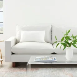 14"x24" Oversized Life Styles Solid Woven Cotton Lumbar Throw Pillow White - Mina Victory 7 14"x24" Oversized Life Styles Solid Woven Cotton Lumbar Throw Pillow White - Mina Victory -Mina Victory Shop GUEST 9e56fba3 63a0 4d5a a3d2 7f3324308dd6