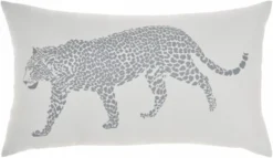 Mina Victory Outdoor Raised Print Leopard Lumbar Throw Pillow -Mina Victory Shop GUEST a38978a4 9720 4d74 96c8 2b7110c64dbf